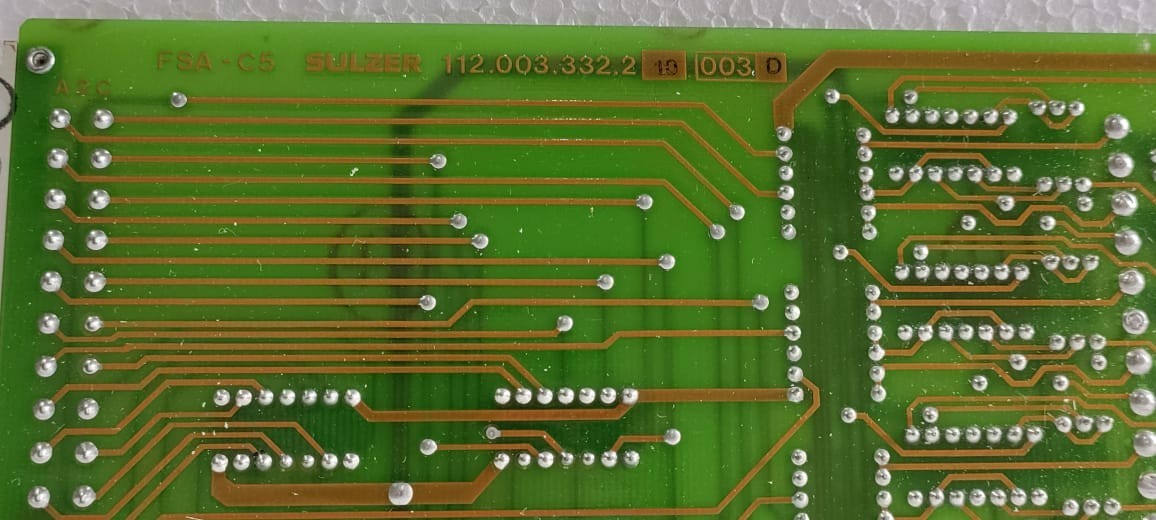 SULZER Electronics AG LPB FSA-C5 PCB Board Art No 107-117-016-001