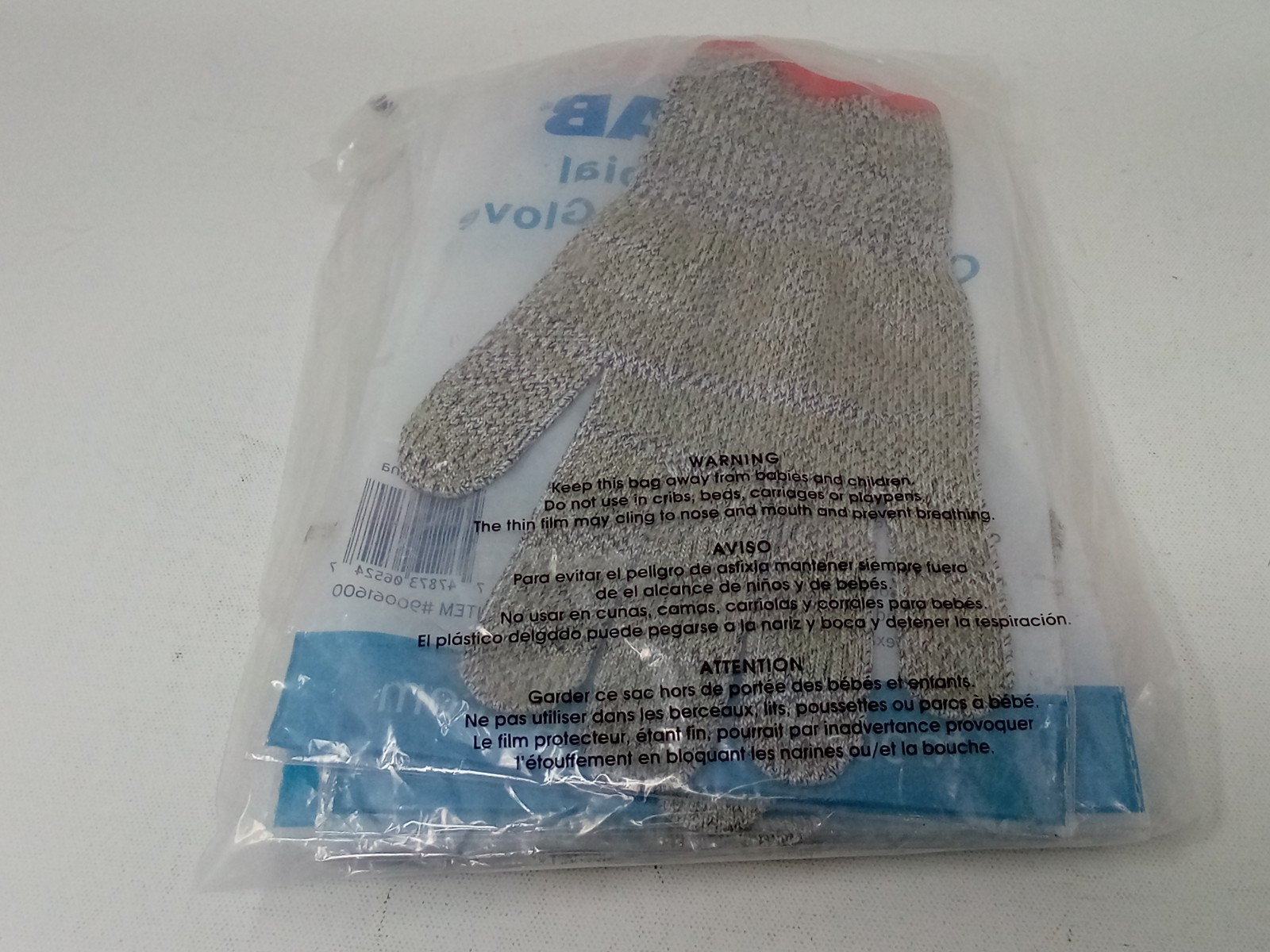 Ecolab Antimicrobial Cut-Resistant Glove XL, L, M, S 90061602 Qty. 7