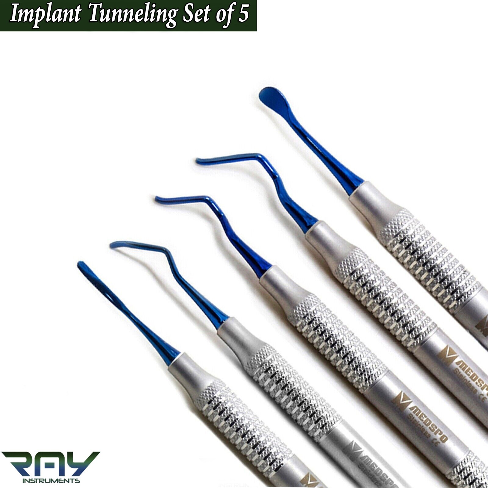 25 Set Dental Vista Tunneling Procedure Sinus Lift Implant Surgery Instruments