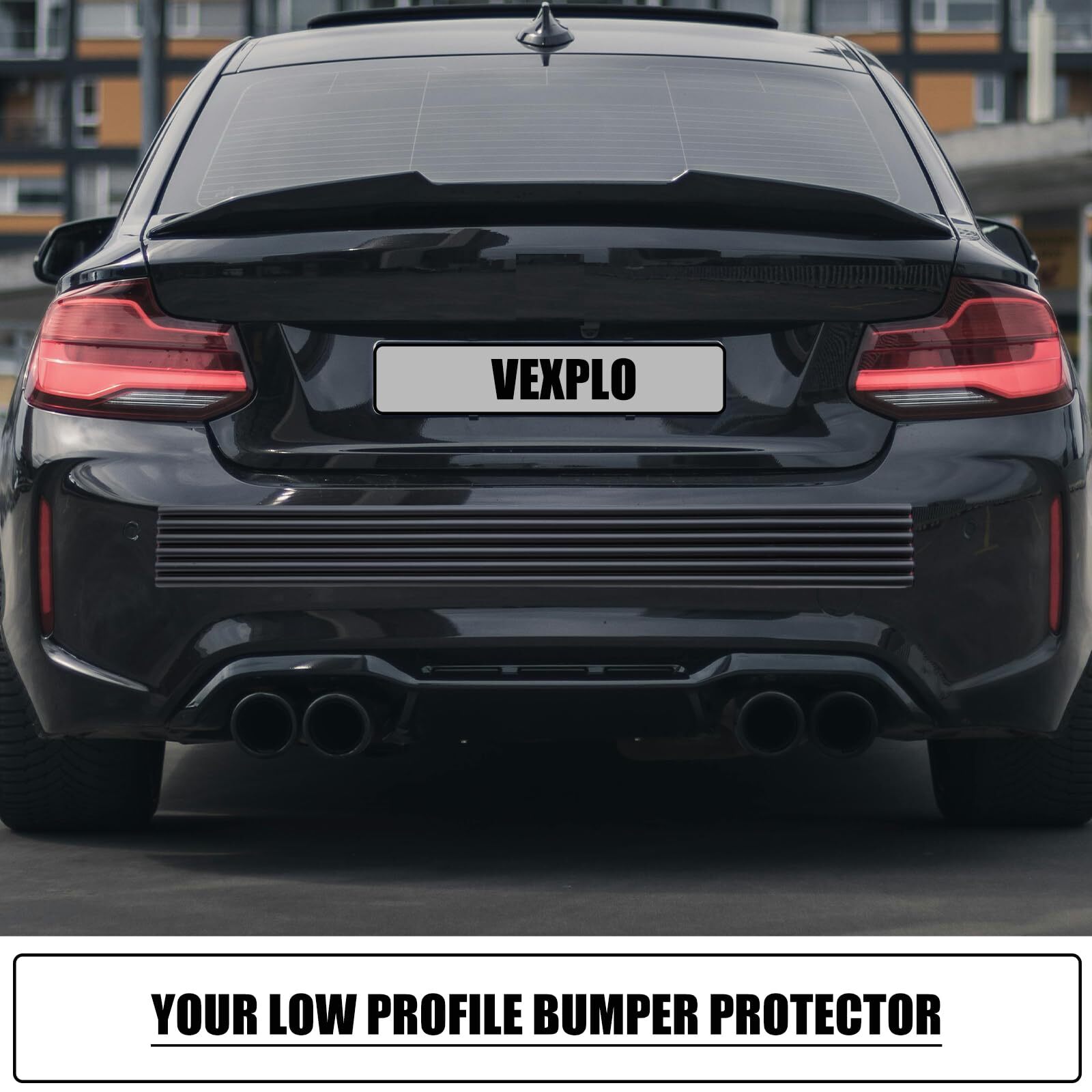 Diy Car Bumper Protector Guard Strong Self Adhesive Rubber Rear Front Bumper Gua