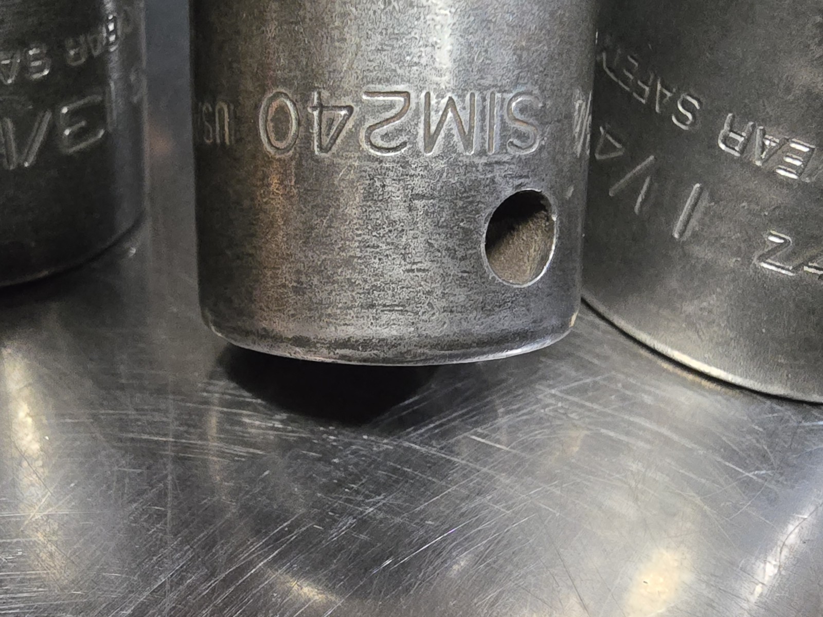 Snap On 1/2 Drive SAE Standard Impact Socket Lot. Part Numbers On Pics