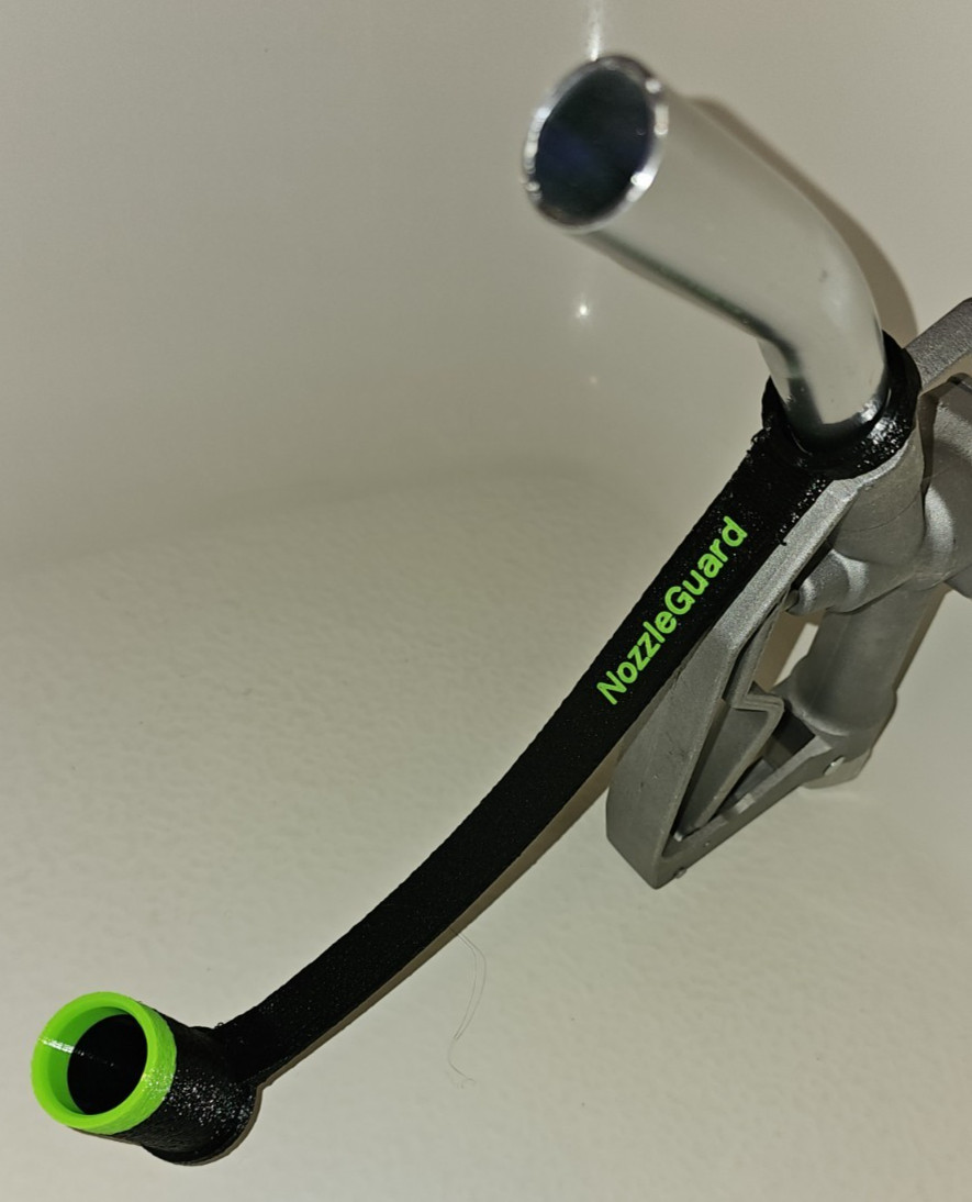 Fuel Nozzle Cover. Gas Pump Cap Lid Guard NozzleGuard 3/4″ and 1 in. Compatible