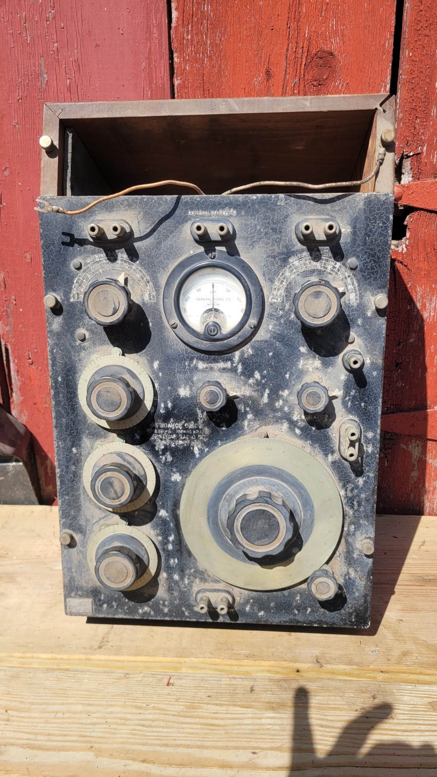 GENERAL RADIO TYPE 650-A IMPEDANCE BRIDGE ( sold as is )