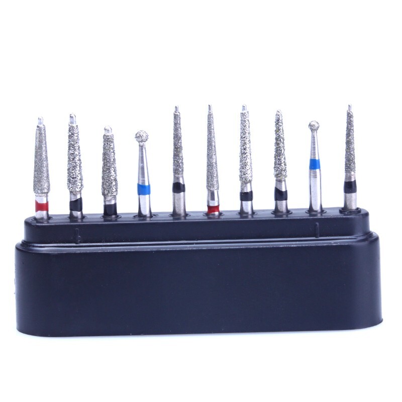 Dental Fiber Optic LED E-generator High Speed Handpiece 2/4 Holes/Diamond Bur FG