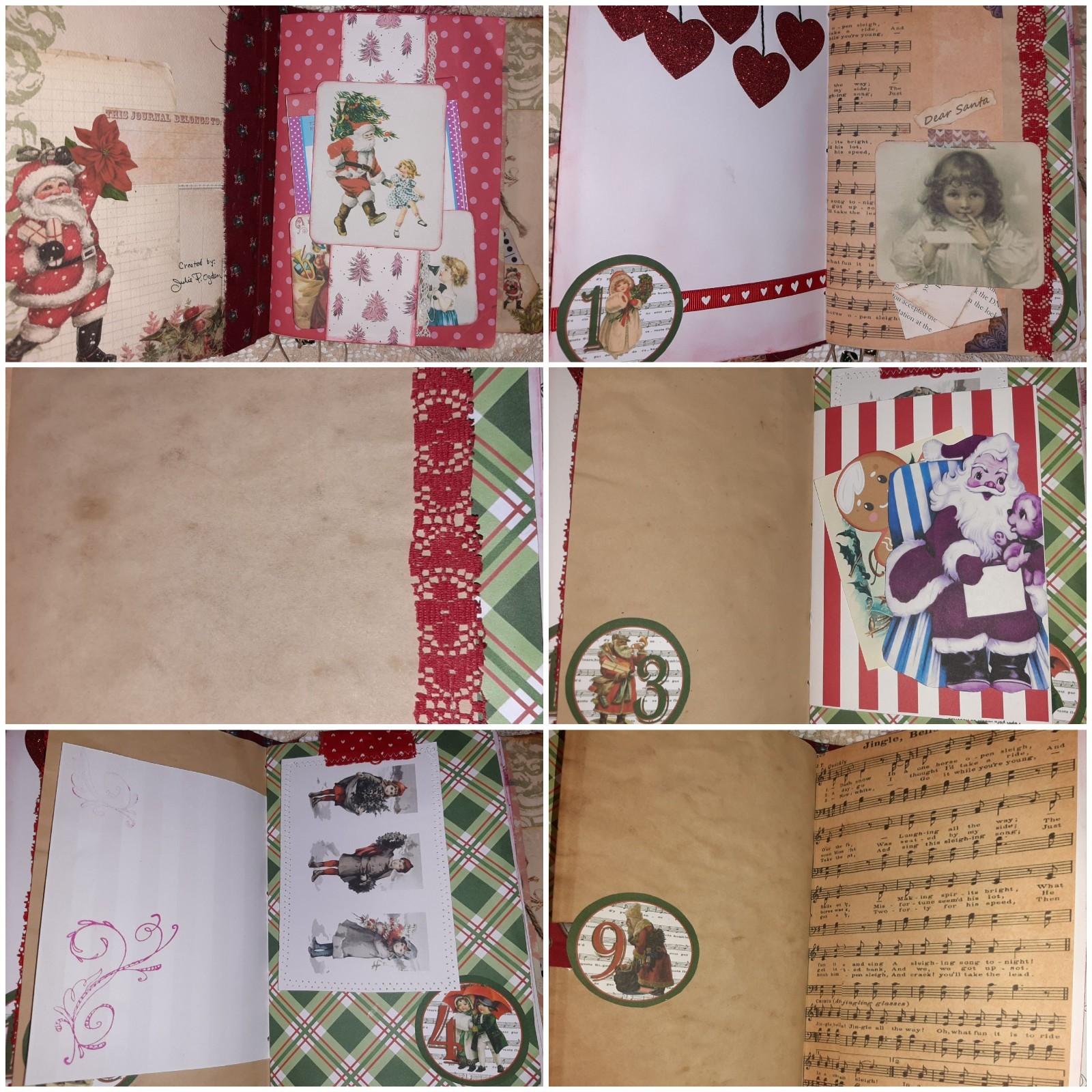 CHUNKY Junk Journal Memories Christmas in July Handmade 100+ pages