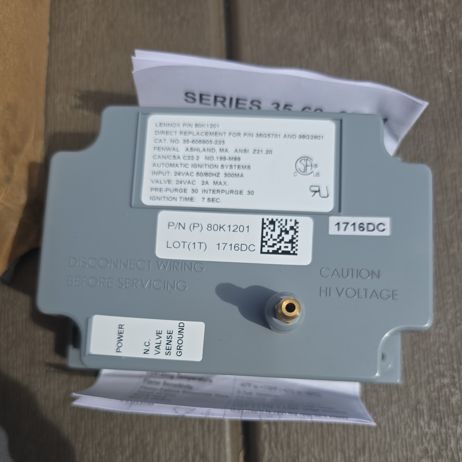 NEW Lennox 80K12 Control Board 35-605903-223 NEW IN BOX