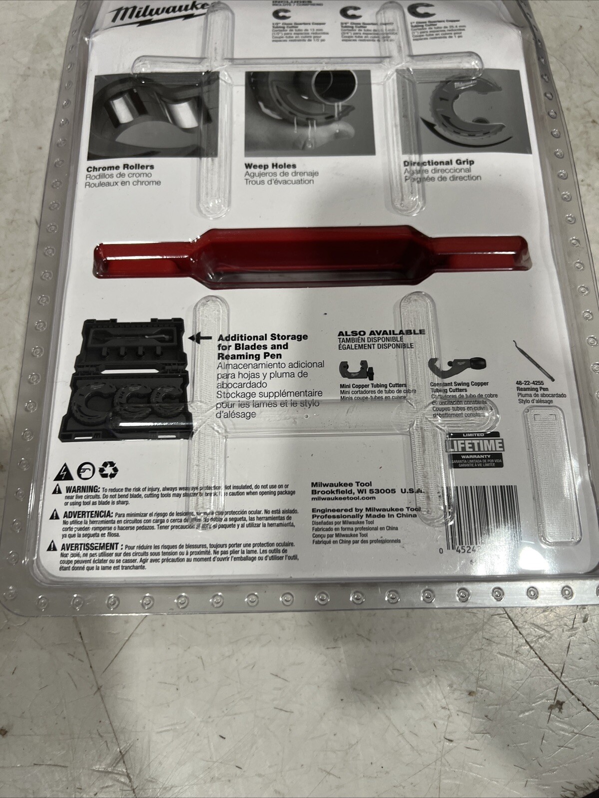 Milwaukee Tool 48-22-4263 3Pc Close Quarters Tubing Cutter Set