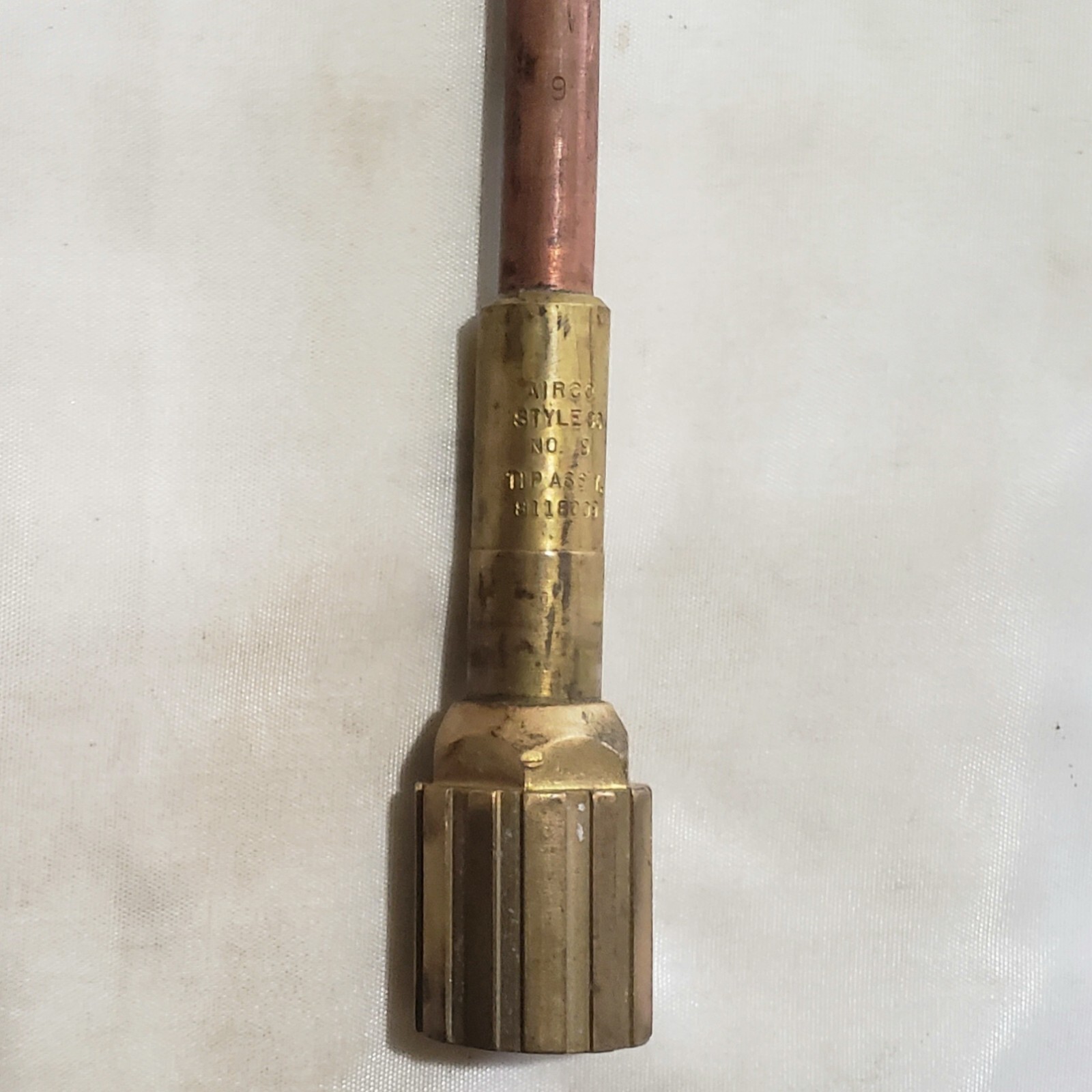 Airco Size 9 Style 80 Brazing Welding Torch Tip Fits 800 Series Handles Concoa