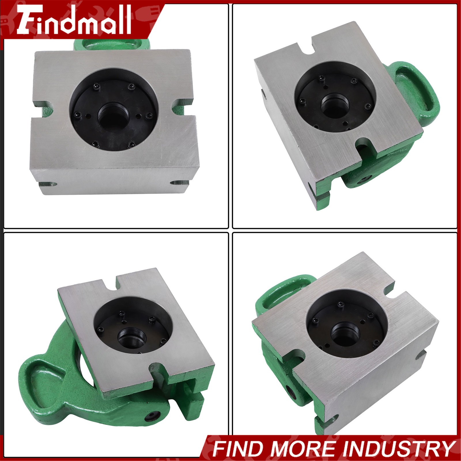 Findmall 5C Collet Fixture Dead Length Chuck Fixture Horizontal Vertical Mill
