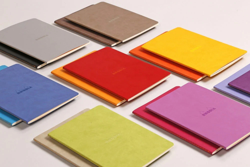 Rhodia Rhodiarama Softcover Notebook A5 – 5.8″ x 8.3″ (148 x 210mm) Dot Grid, Ch