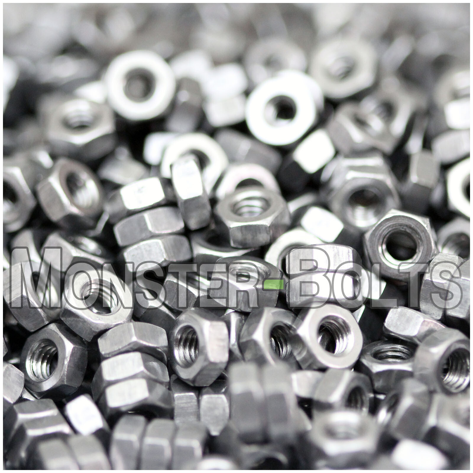 M4-0.7 / 4mm – Qty 10 – Metric Hex Nuts DIN 934 CL10 Plain Steel Coarse Thread