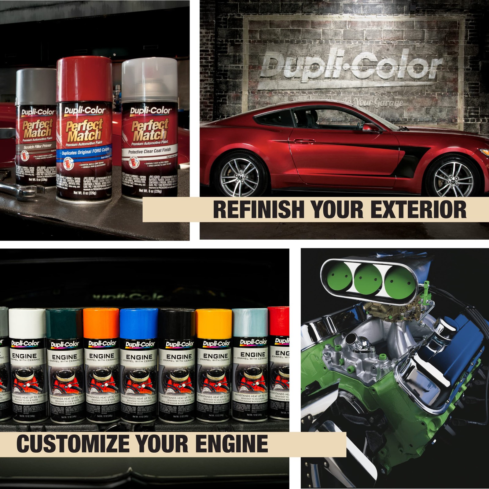 Dupli Color Engine Enamel Torque N Teal Automotive Spray Paint 12Oz High Heat