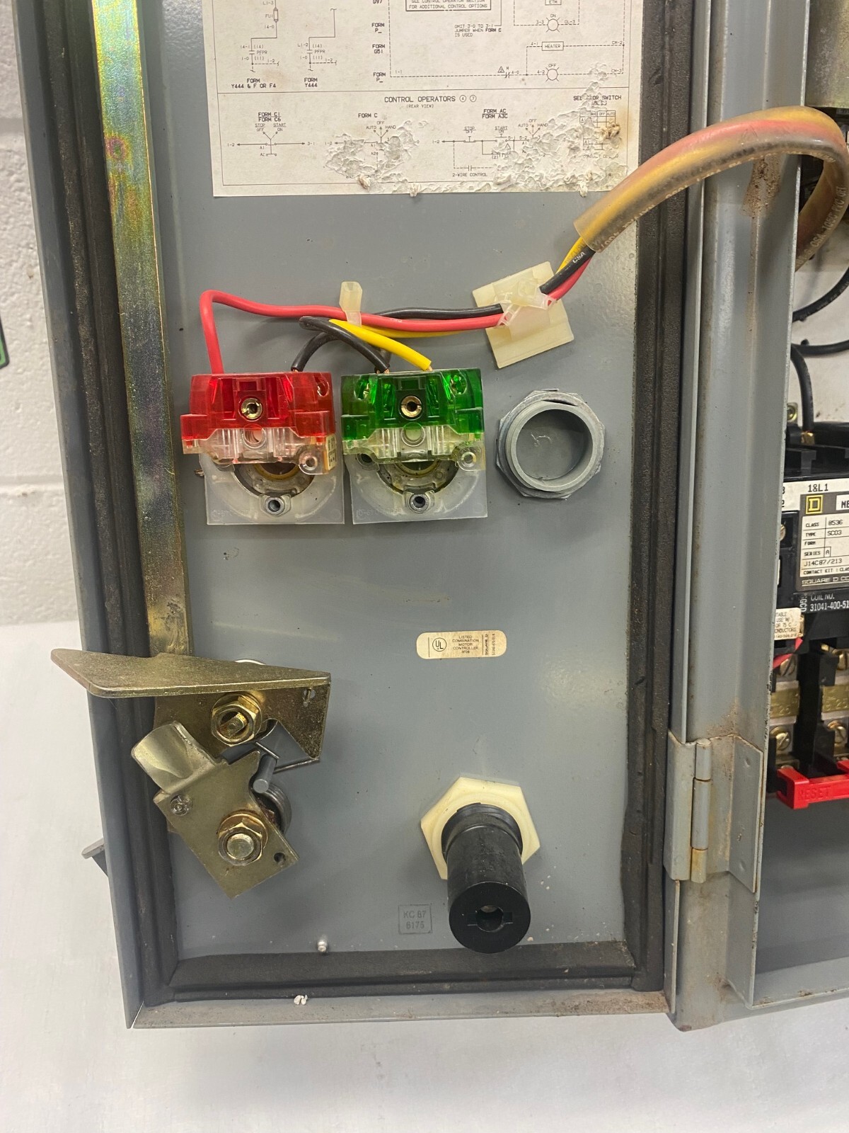 Square D 8539 SC54 A Ser D Combination Starter Motor Circuit Protector