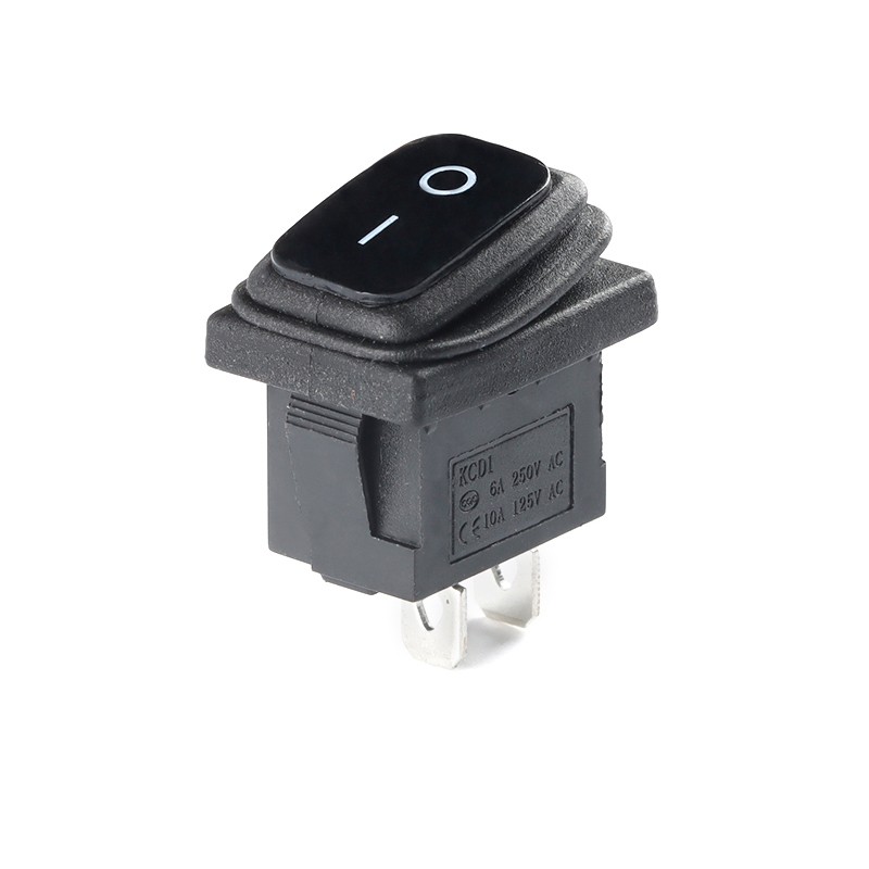 Rectangular Rocker Switch 2/3 Pin 2 Position Black Red Green Illuminated KCD1
