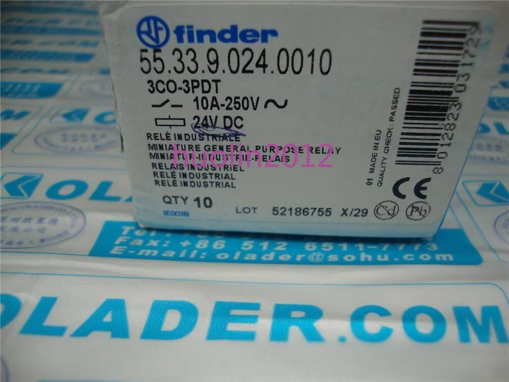 1pcs new finder 55.33.9.024.0010 55.33 DC24V 10A
