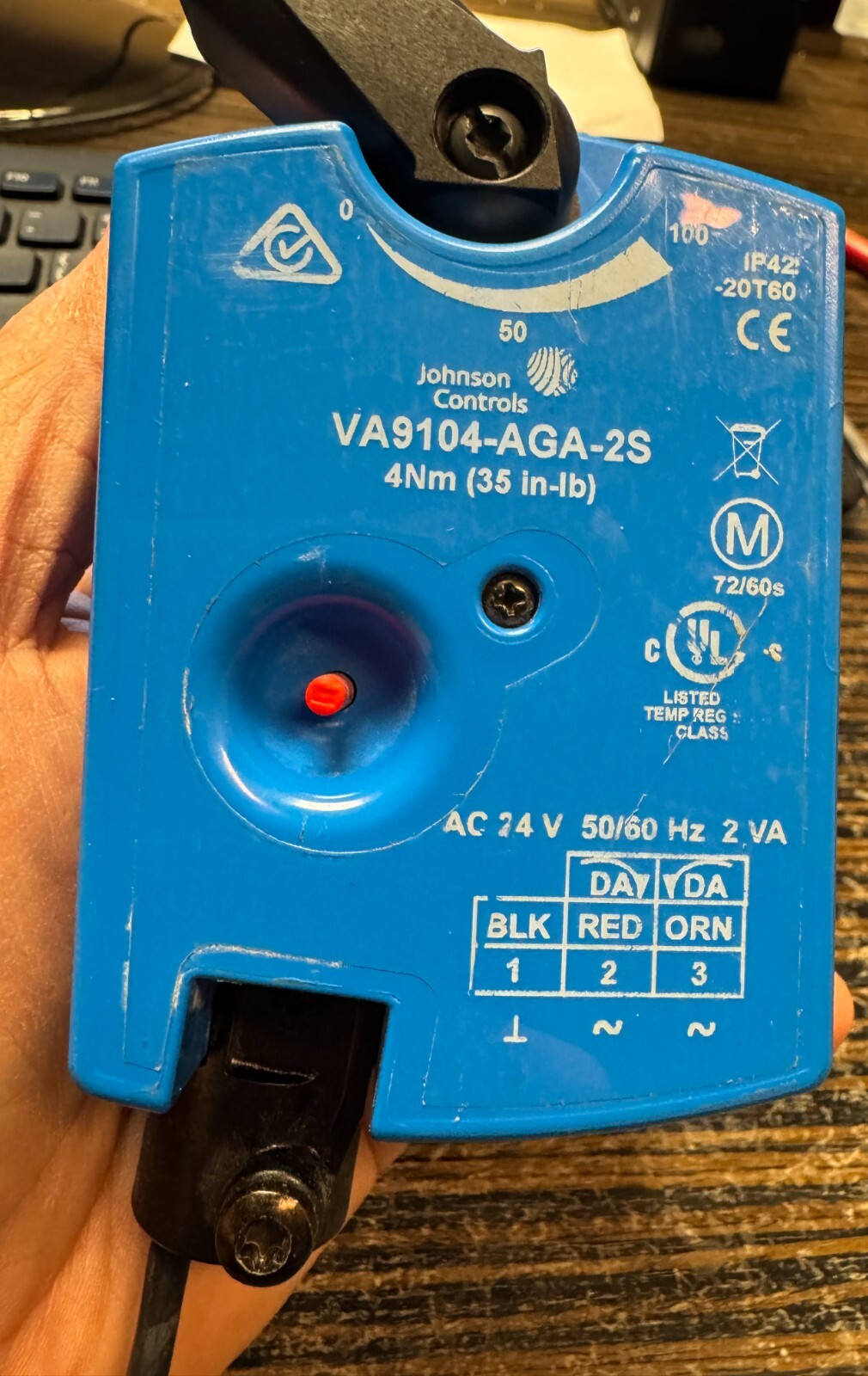 Johnson Controls VA9104-AGA-2S 4Nm (35 in-lb) 24v 50/60 hz new no box