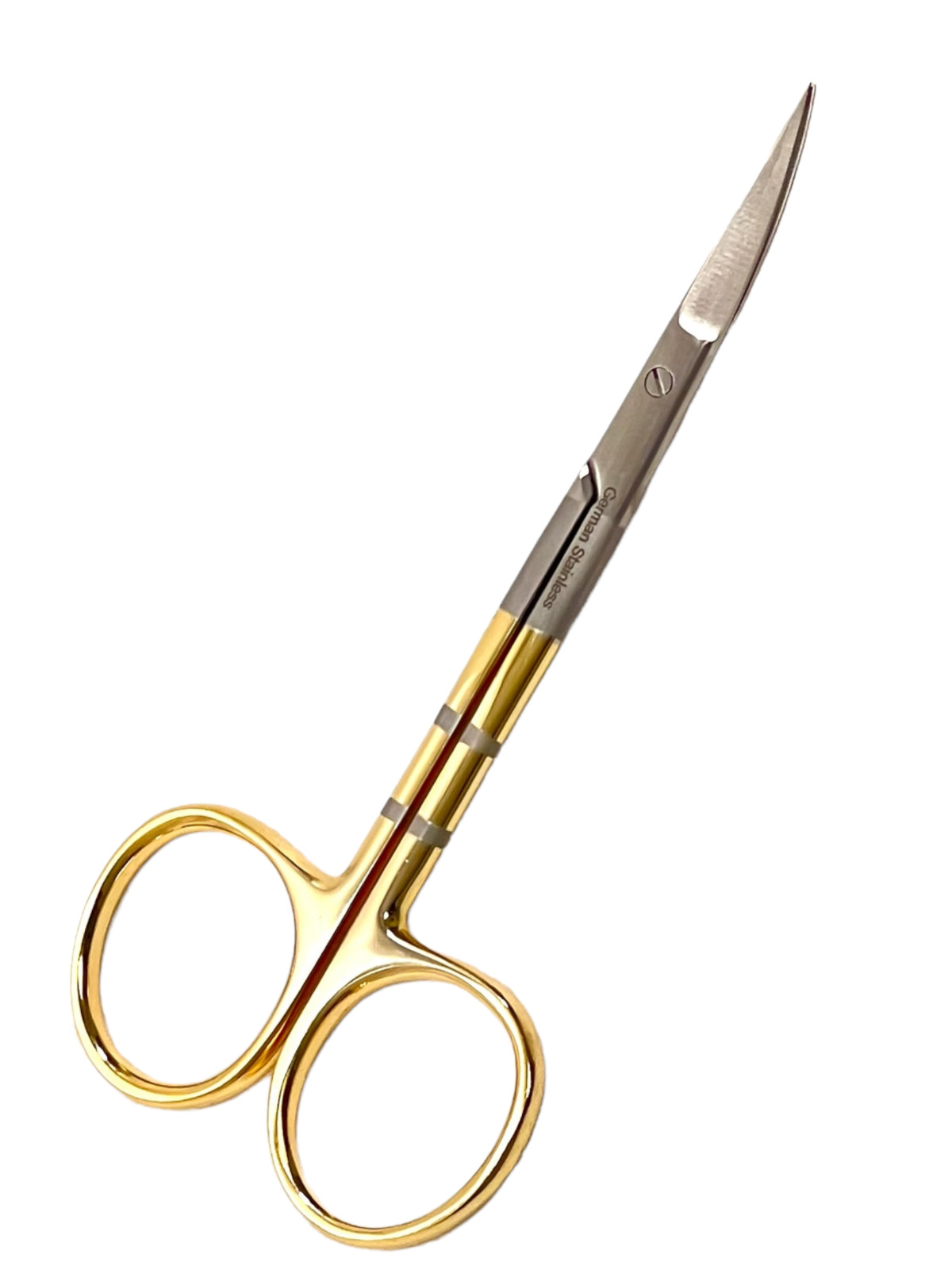 Supercut Sharp Dissecting Iris Scissors 4.5″ Curved + Straight Tungsten Carbide