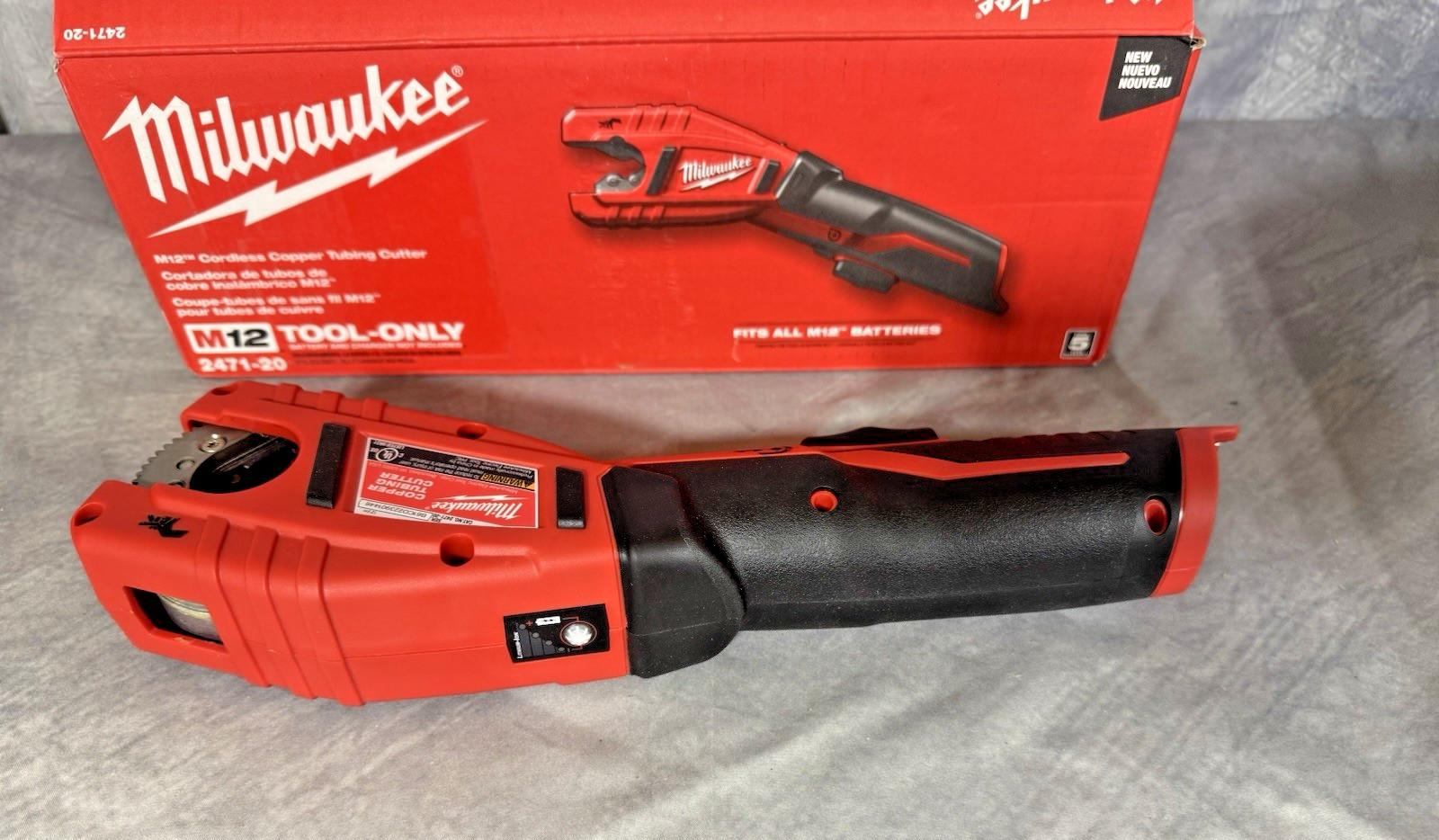 Milwaukee Tool 2471-20 M12 Cordless Copper Tubing Cutter (Tool Only)