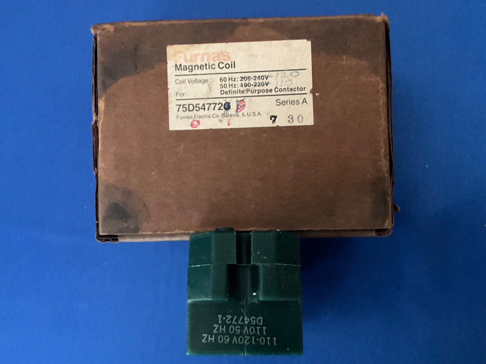 Furnas 75D54772-1 110/120V 60HZ 110V 50HZ Definite Purpose Coil