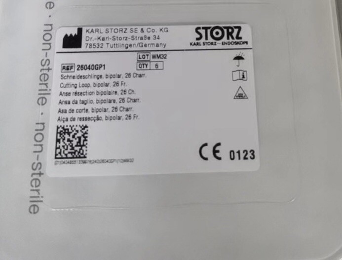 K. Storz 26040GP1, 26 Ch BIPOLAR CUTTING LOOP 26Fr, 0.35MM. Box /6. Brand New