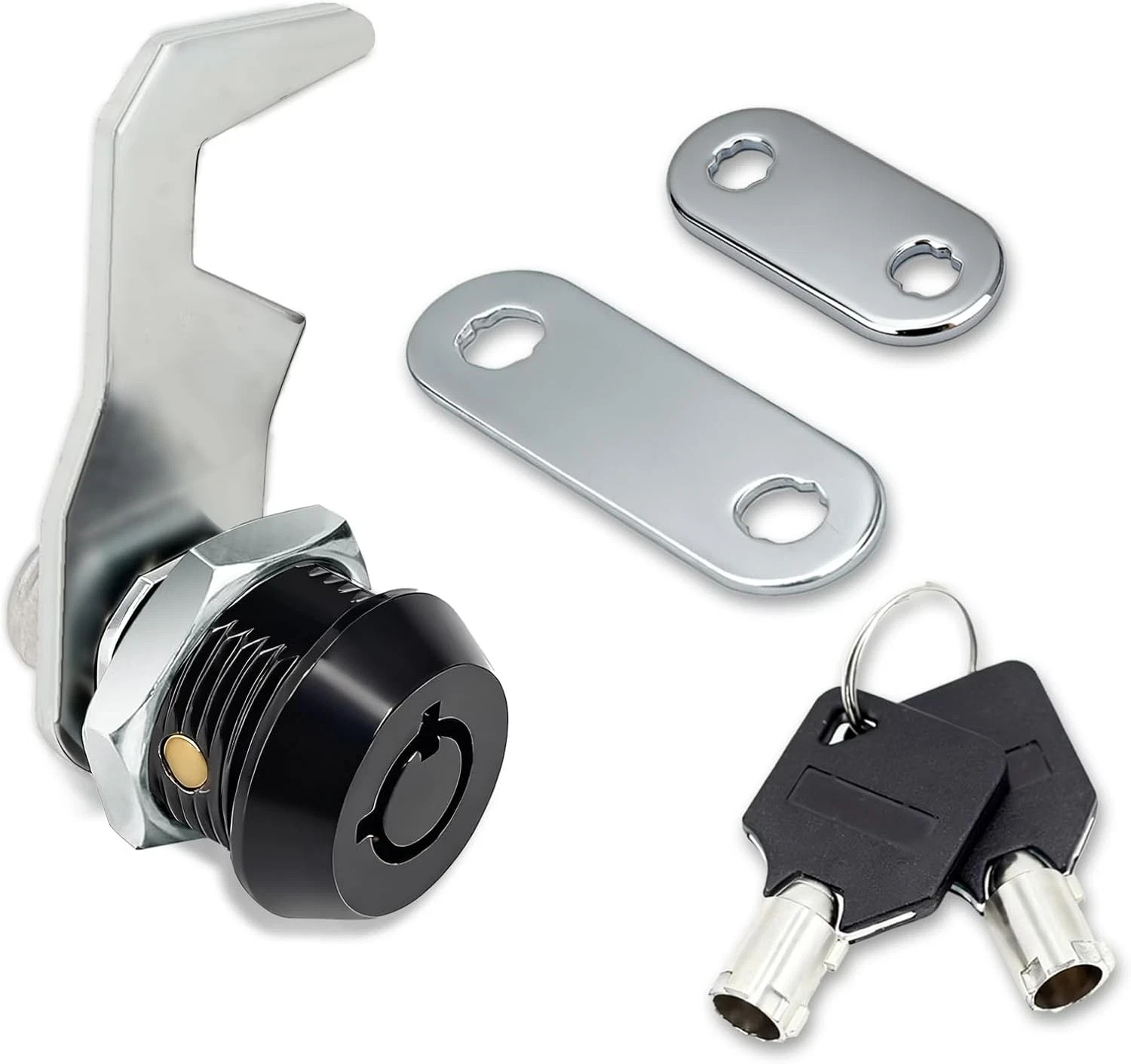 Harbor Freight Tool Cart Lock – Zinc Alloy (5/8 Inch 1 Pack-Black) – Hook Cam