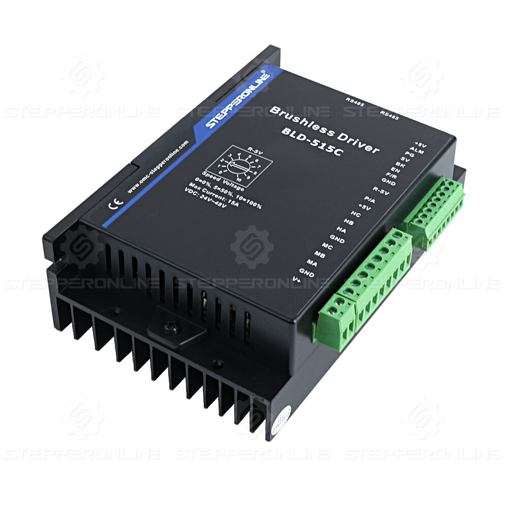 STEPPERONLINE Digital Brushless DC Motor Driver 24-48VDC Max 15A 400W 3-phase