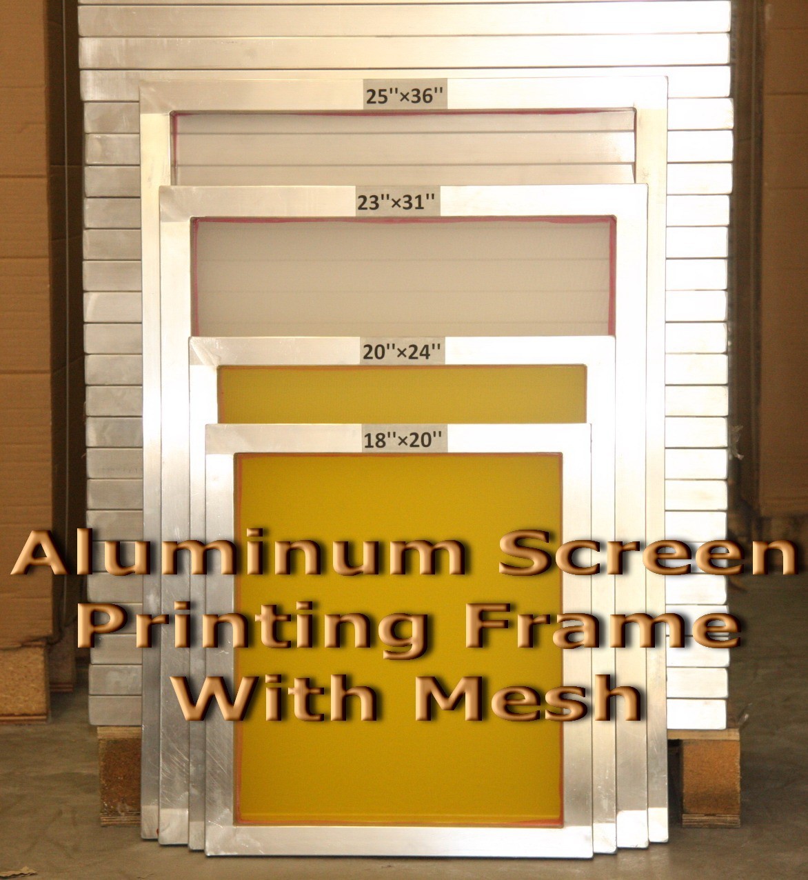 2 Pack-23″x31″Aluminum Screen Printing Screens With 305 Mesh Count-Free Shipping