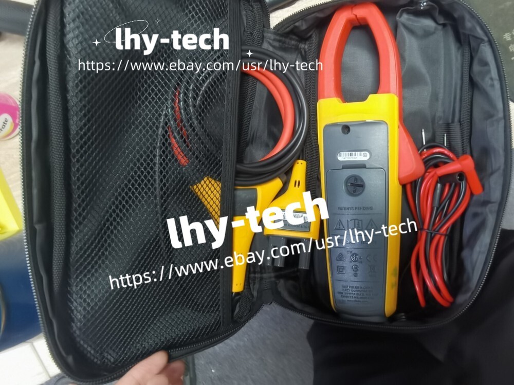 FLUKE 376 True RMS AC/DC Clamp Meter with Iflex Cable, Leads and case