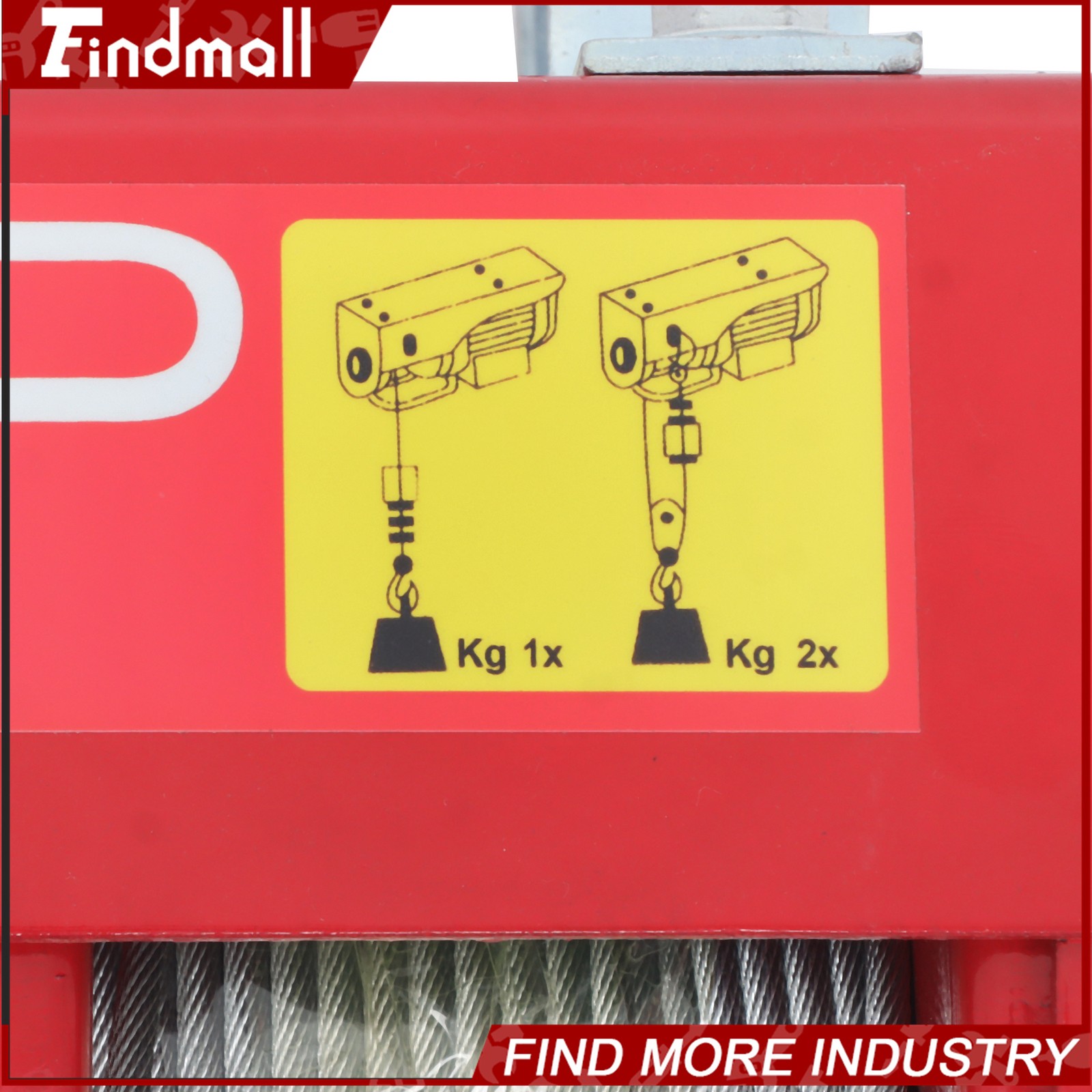 Findmall 1320 lbs 110V Mini Electric Hoist 328 ft Wireless & 14 ft Wired Remote