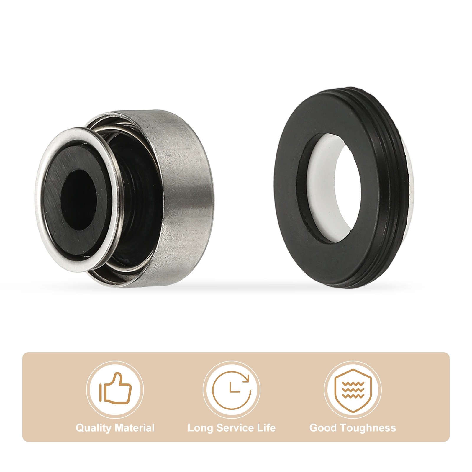 Mechanical Seal Kit 8mm / 0.3 Inch Gas Water Pump Replacement