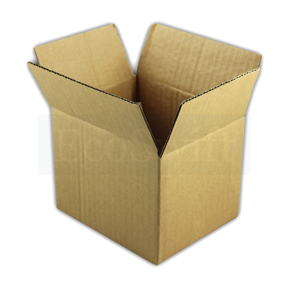 1-Box 6x5x4 EcoSwift Cardboard Packing Moving Shipping Box Corrugated Carton
