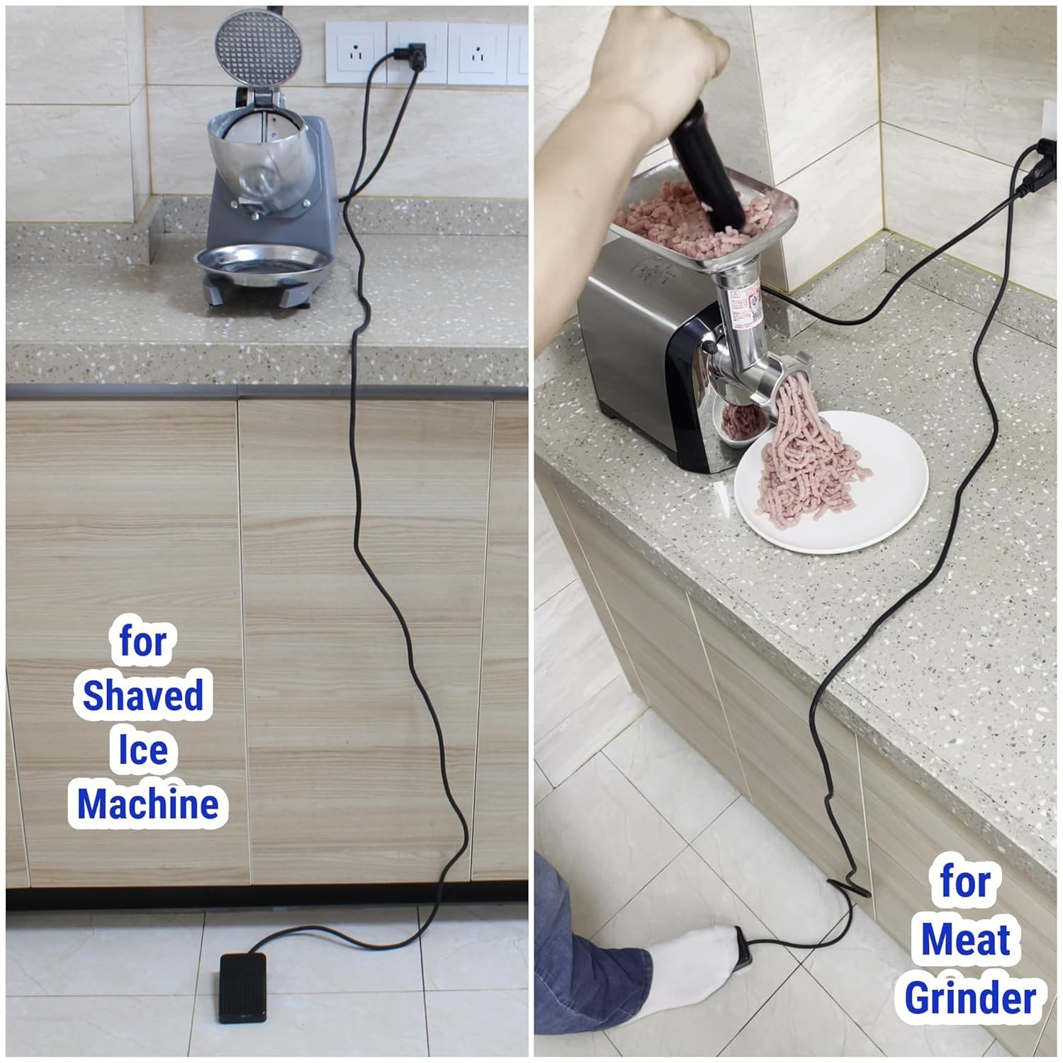 6.6ft/2m Momentary Foot Switch Pedal Normally Off Press and Hold to On -Liste…