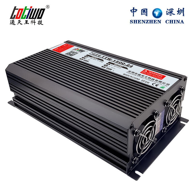 1500W DC 15/20/30/40 Volt 100/75/50/38 Amp LED SMPS Switching Power Supply Black