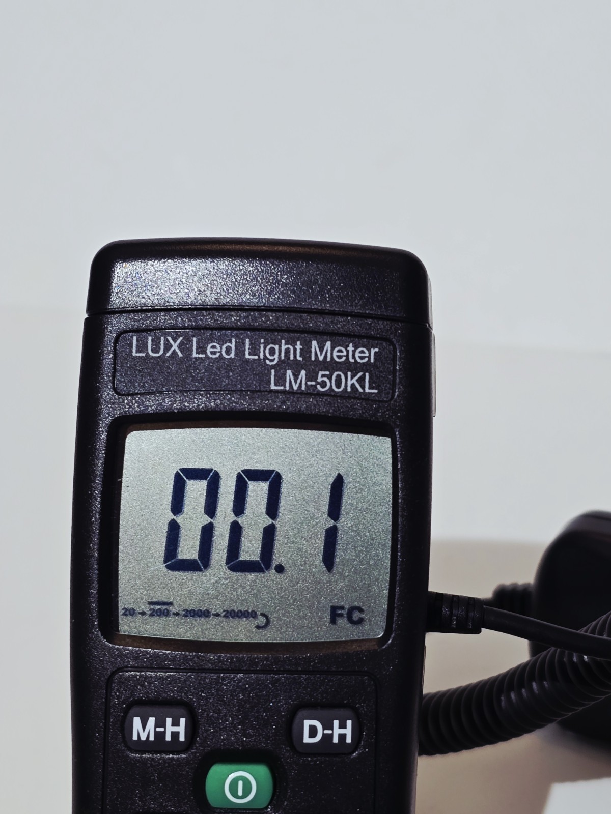 LATNEX Light Meter LM-50KL Measures Lux/Fc LED Fluorescent Industrial Household
