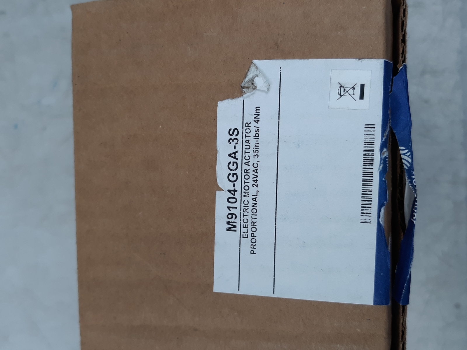Johnson Controls M9104-GGA-3S Electric Actuator 24VAC 35in-lb Proportional New