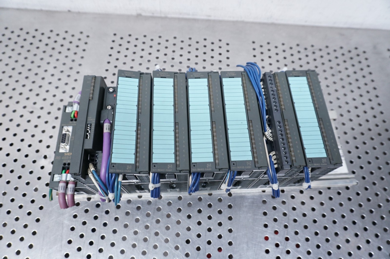 SIEMENS RS 485-REPEATER 6ES7 972-0AA01-0XA0 w/ 321-1BH02-0AA0 7KF02-0AB0
