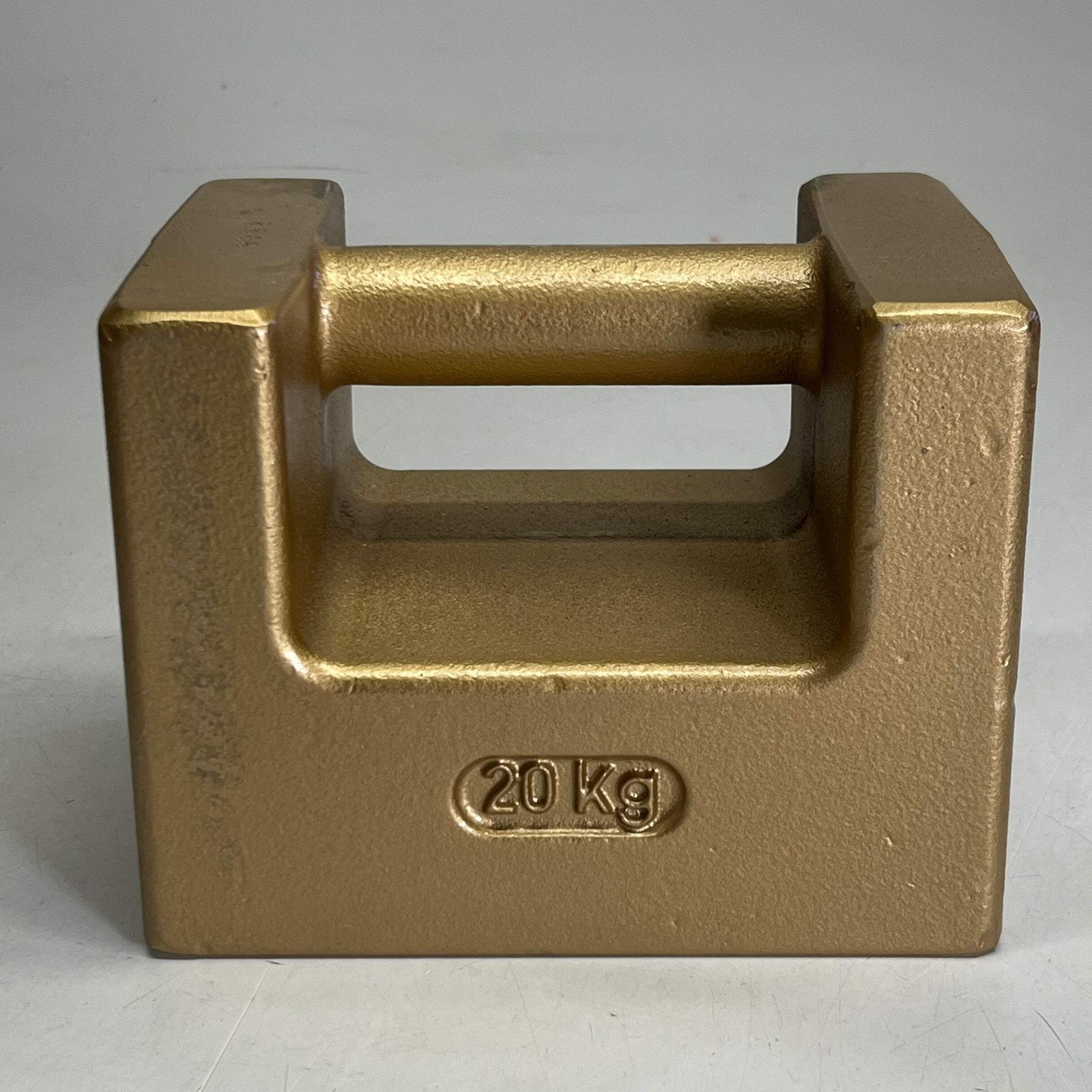 RICE LAKE Calibration Weight 20 Kg. Painted Density 7.2 Golden 12771