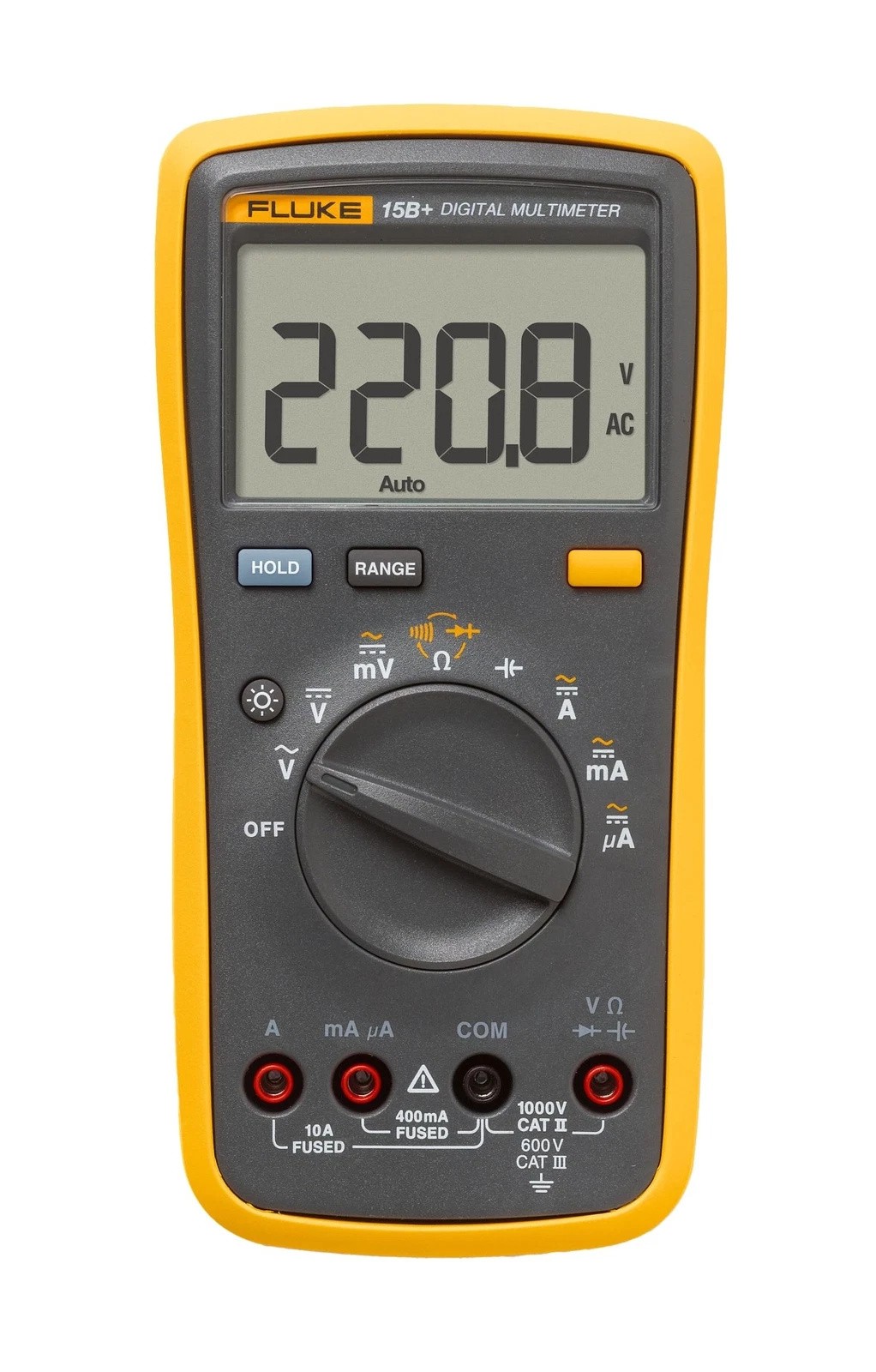 FLUKE15BMAX Digital Voltage Current Digital Multimeter CATIII 600V AC/DC