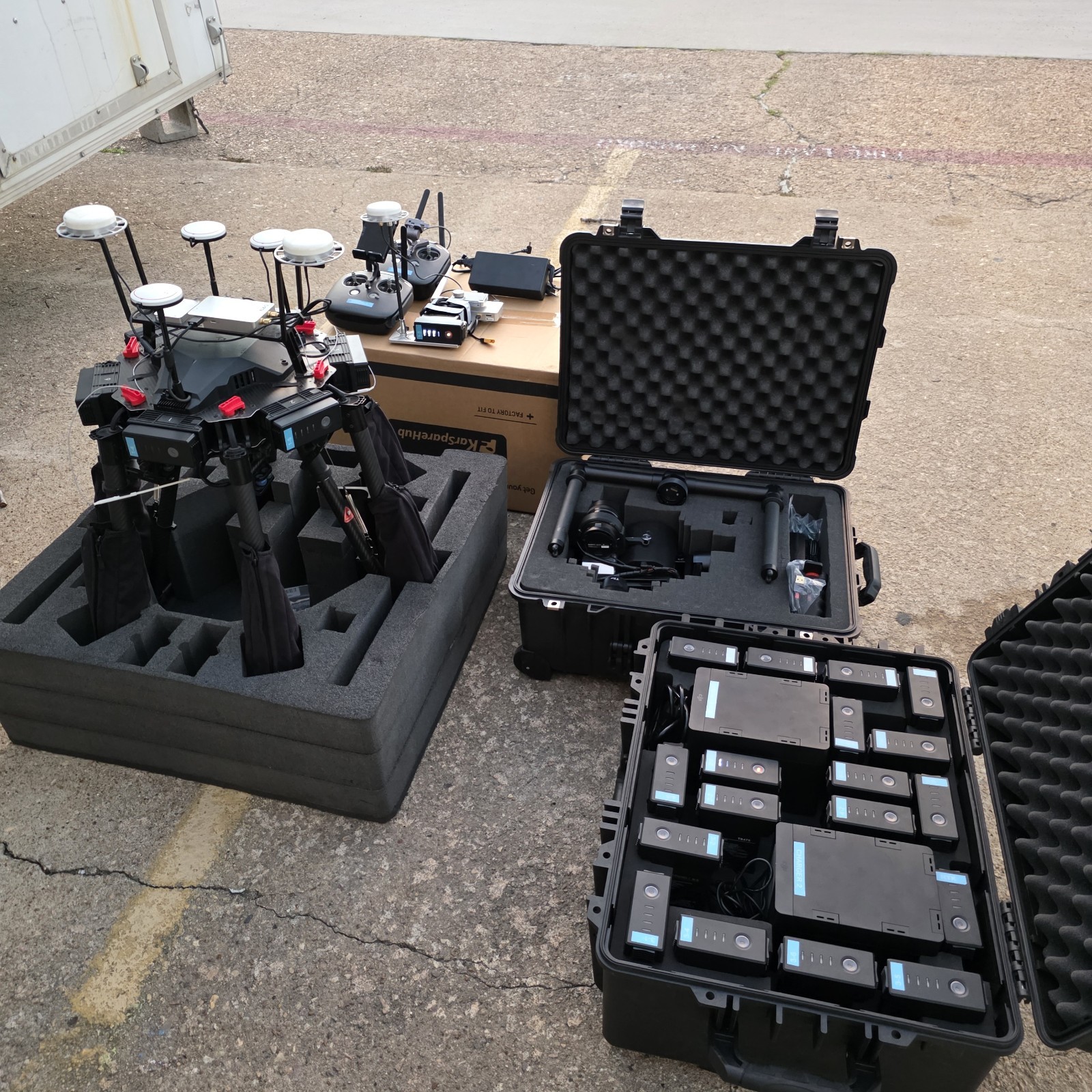 ICI Rage/Mirage HC Optical Gas Imaging OGI Camera Payload DJI M600 Pro Drone
