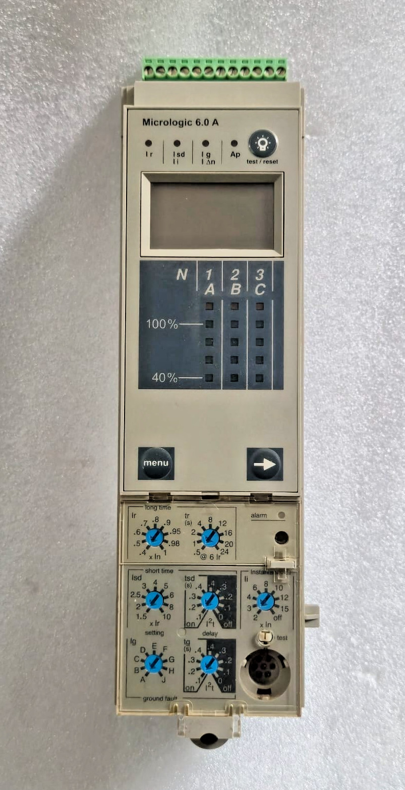 SCHNEIDER ELECTRIC MICROLOGIC 6.0 A TRIP UNIT 33073 CIRCUIT BREAKER TESTED