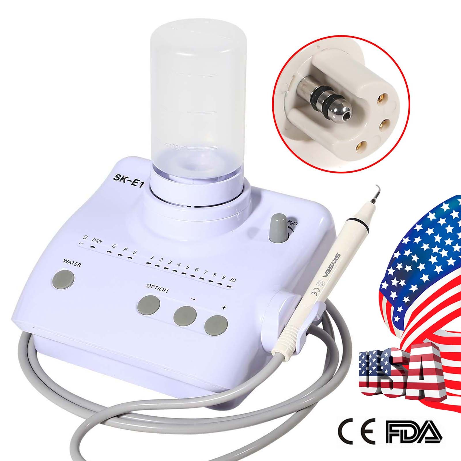 Dental Ultrasonic Piezo Scaler Handpiece Tips Torque Wrench fit EMS Woodpecker