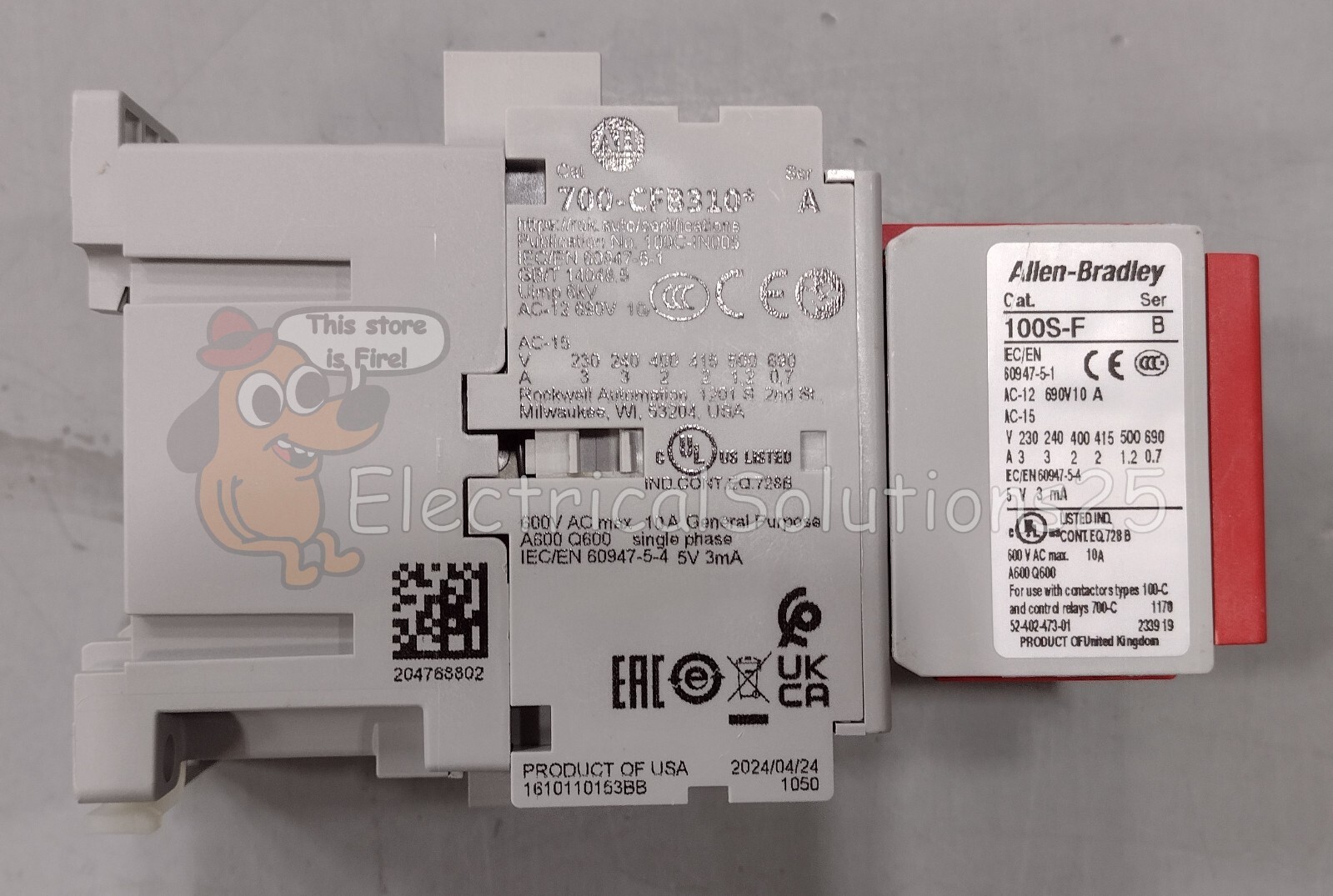 New Allen-Bradley 700S-CFB620DC Safety Control Relay Free Shipping