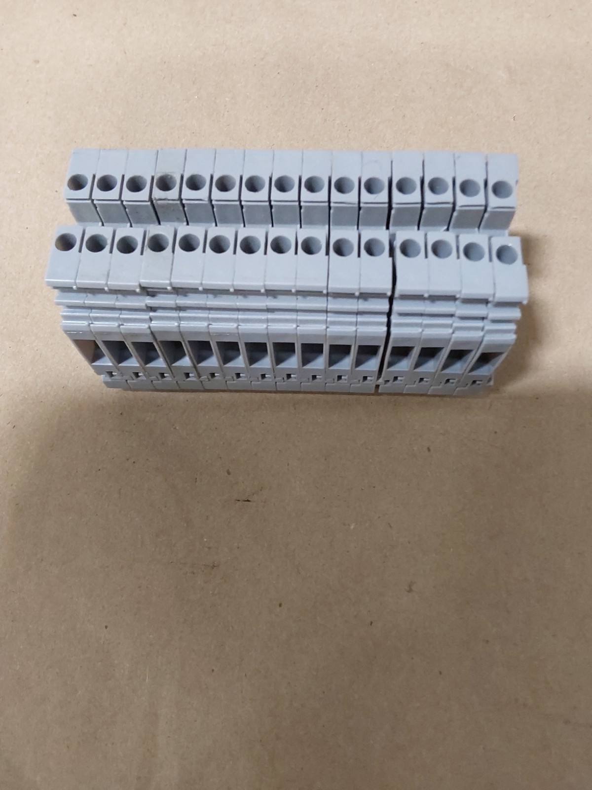 Entrelec M4/6 5116 Block Grey (Lot of 15)