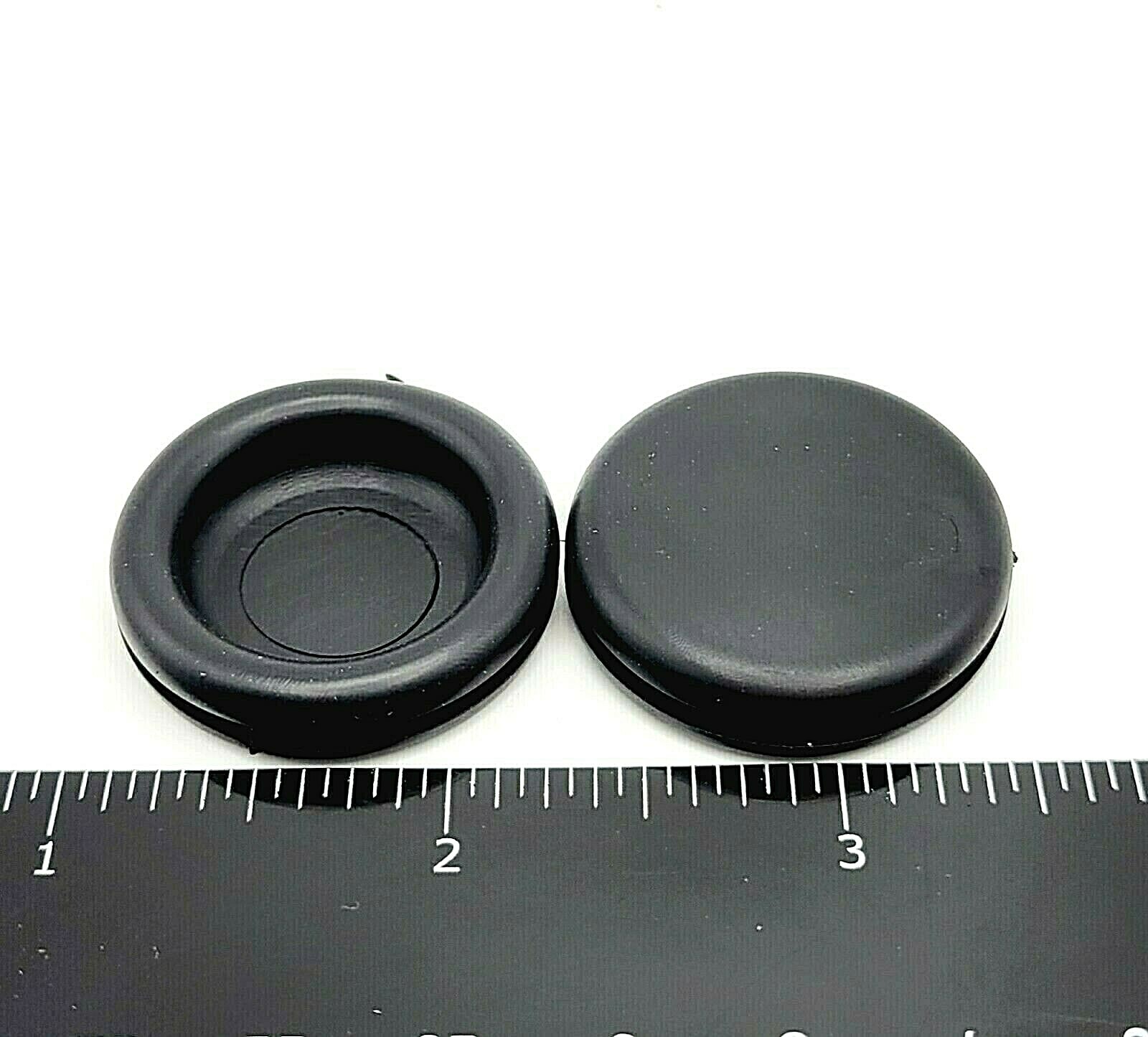 1″ Solid Rubber Grommet Plug without Hole for 1/16” Thick Materials Panel Plug
