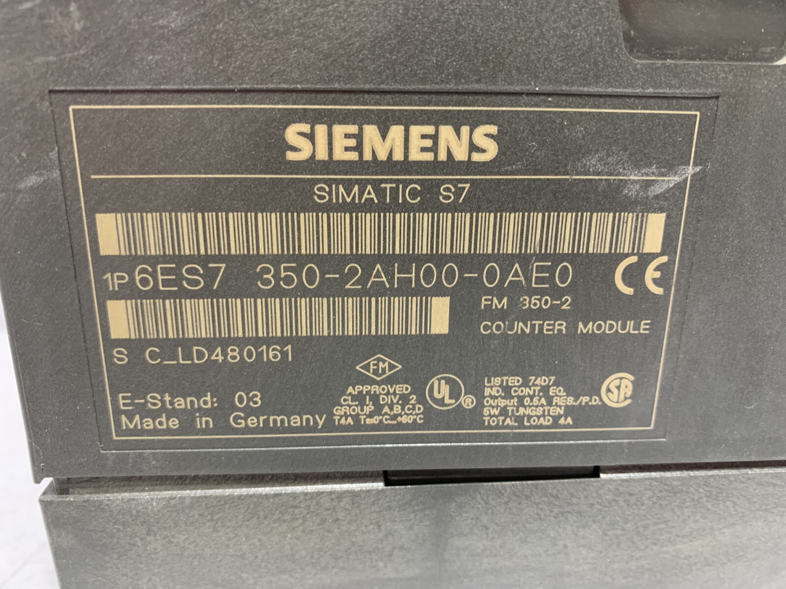Siemens 6ES7350-2AH00-0AE0 SIMATIC S7-300 Counter Module
