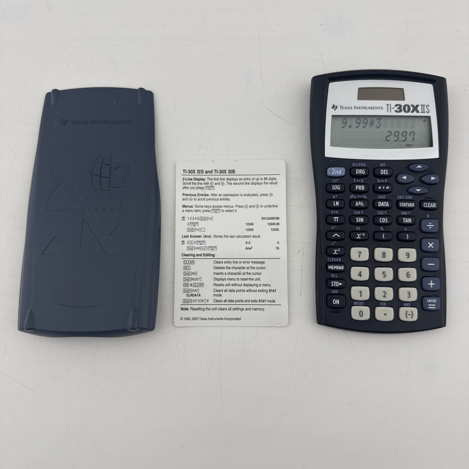 Texas Instruments TI-30X IIS Scientific Calculator Tested