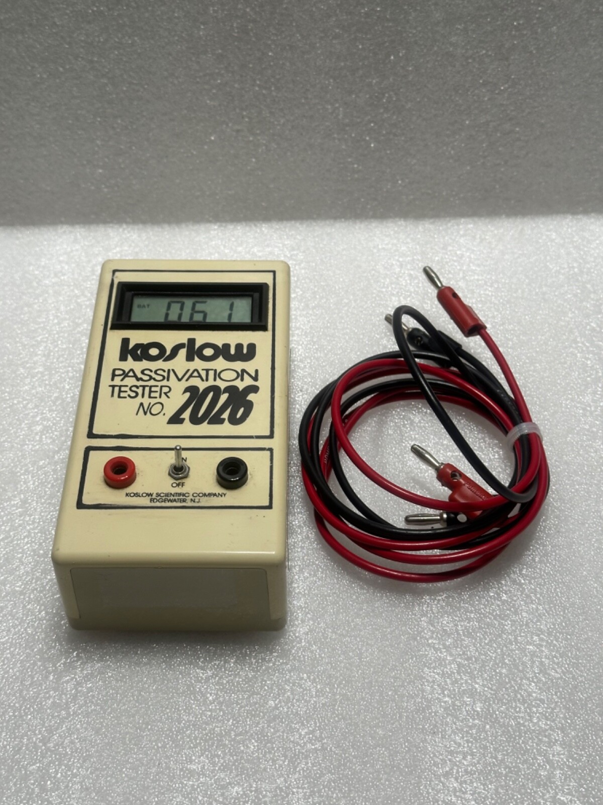 KOSLOW SCIENTIFIC NJ. 2026 PASSIVATION PASSI TESTER