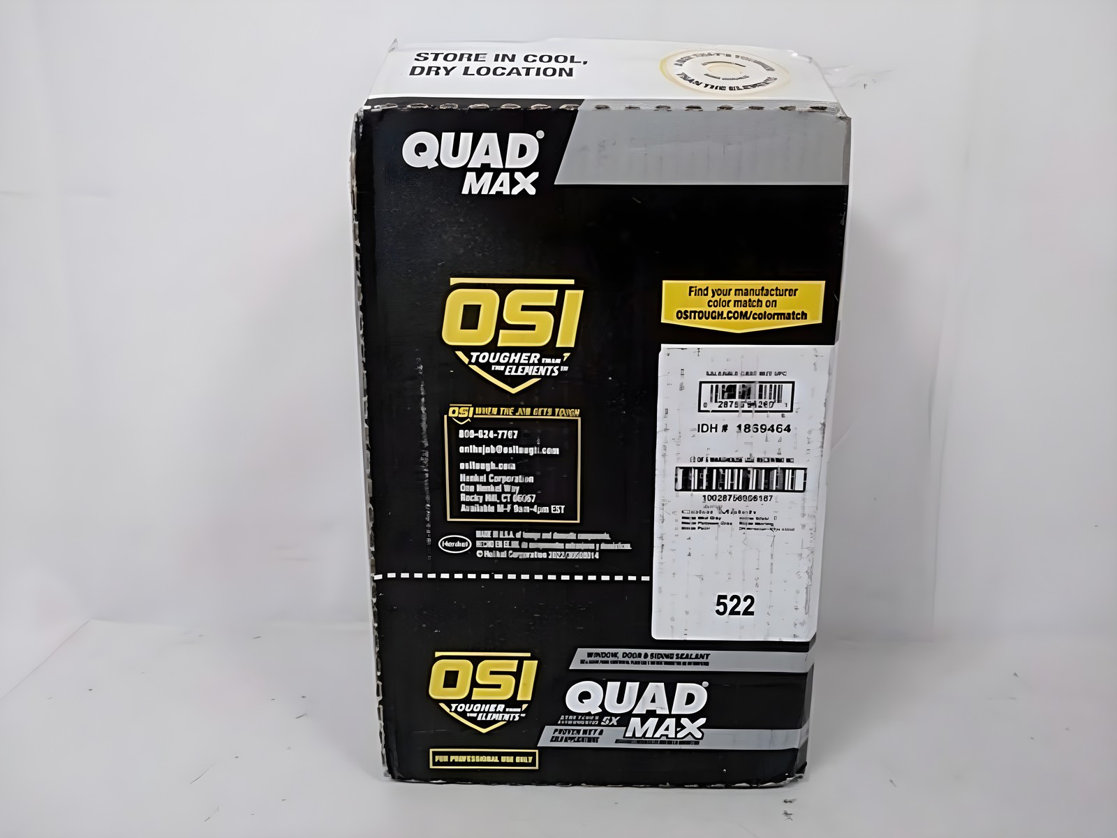 OSI QUAD MAX Window, Door & Siding Sealant, 9.5 fl oz Cartridges, 12-Pack