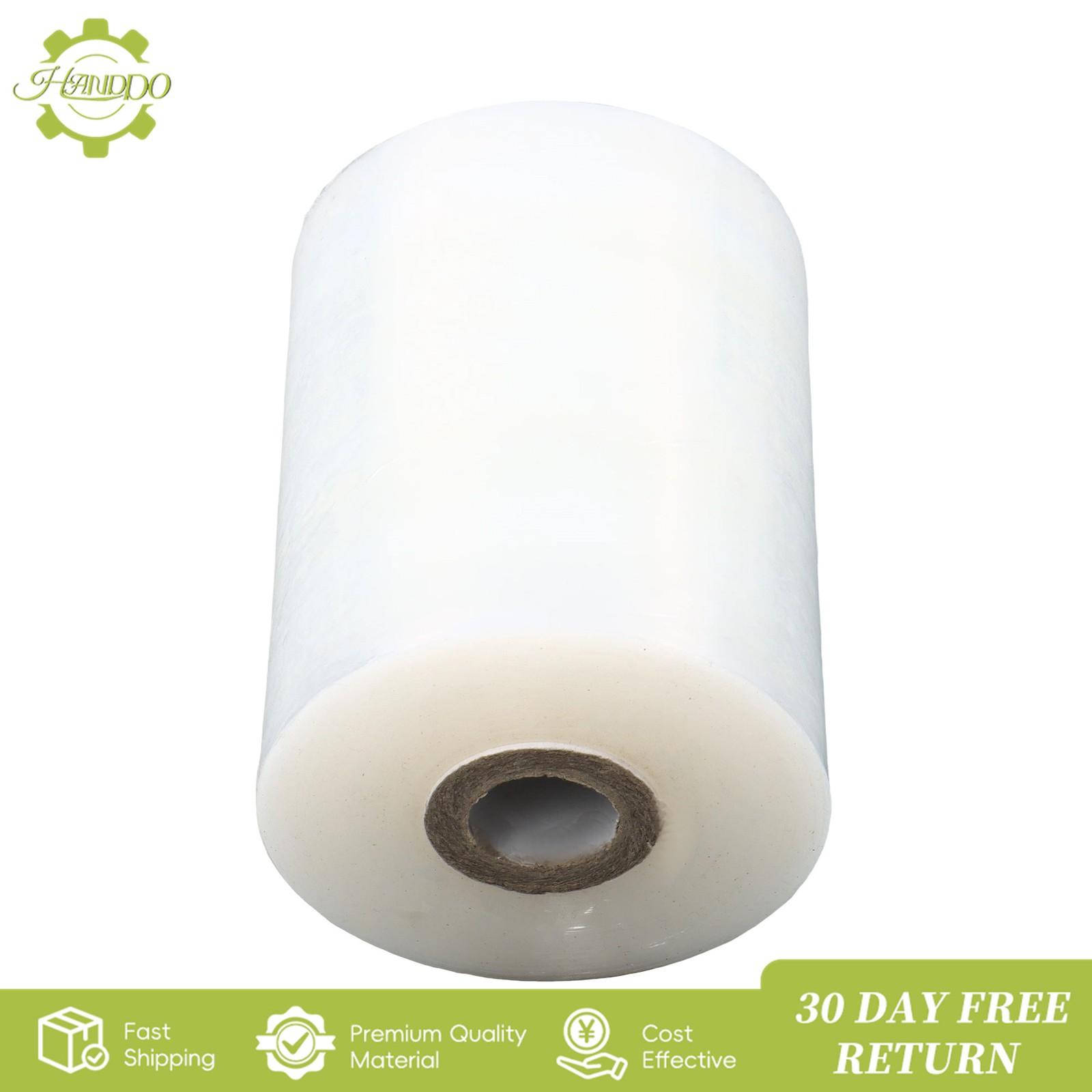 4 Pack Mini Clear Industrial Stretch Wrap Film 5″ × 1000ft with Handle, 80 Gauge