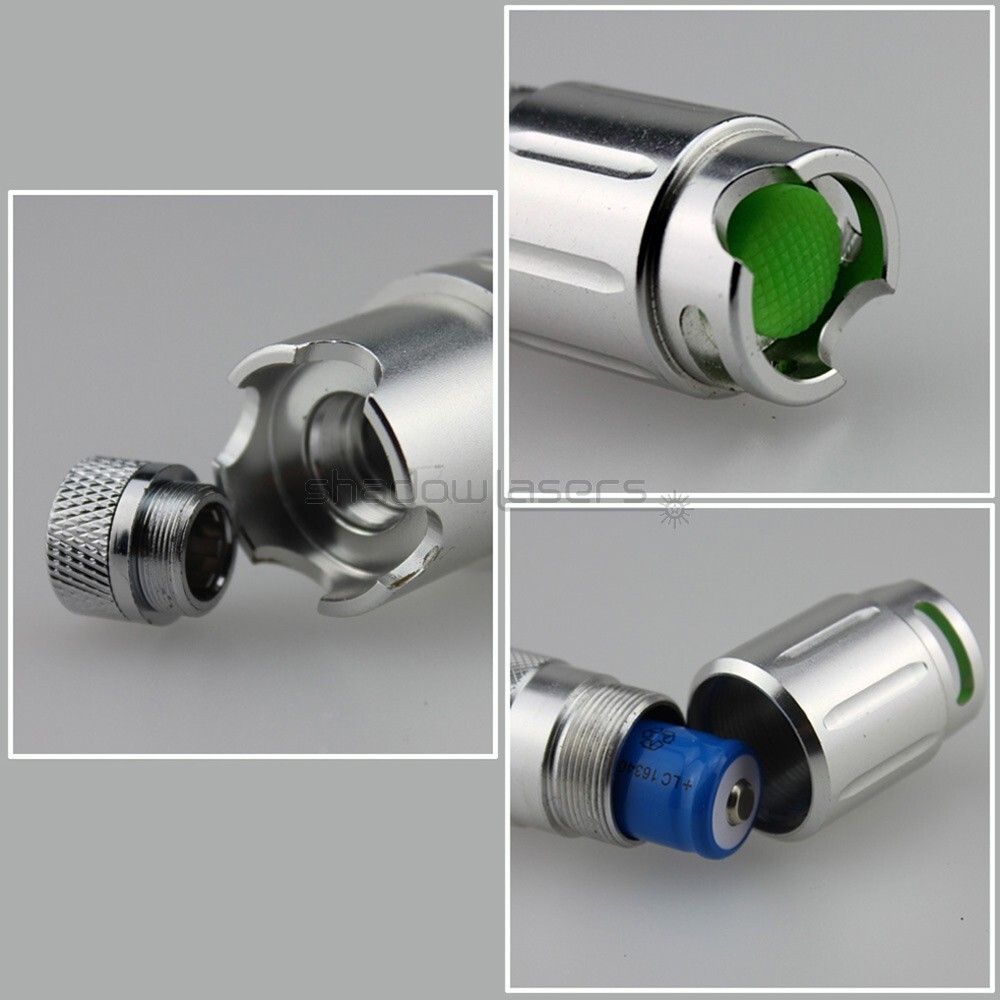 BQ1 Adjustable Focus 450nm Visible Blue Laser Pointer Battery & Charger US